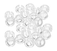 Artibetter 40 Piezas de Topes para Cadena de Cuentas en Persianas Verticales, Accesorios Funcionales para Estores, Material Transparente y Ajuste Rápido