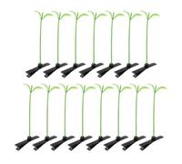 Artibetter 40 Pinzas Cabello Creativas Forma de Brote de Soja, Accesorios Cabello Pequeñas y Antideslizantes, Conjunto de 40 Piezas en Color Verde para Niñas y Fiestas