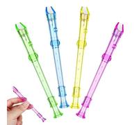 Artibetter 4piezas Mini Clarinete de Juguete de Clarinete Transparente para Principiantes Instrumento de Viento Adecuado para Clase de Música Color Aleatorio