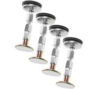 Artibetter 4piezas Reparador de Parachoques para Cabecera de Metal Fijadores Ajustables de Estabilizador de Pared Antisalpicaduras Herramienta Antideslizante Resistente para Uso el Hogar y Do