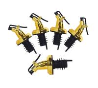 Artibetter 5 piezas Vertedores Reutilizables para Botellas de y Vino con Tapón Antigoteo Tapón Hermético de Plástico para Dosificación Precisa de de Oliva y Vinagre Válvula Reutilizable