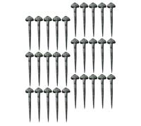 Artibetter 50 Clavos de Herradura de Hierro para Caballo, Alta Resistencia y Livianos, Herramientas Prácticas para Fijación de Herraduras en Caballos