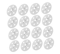 Artibetter 500 Piezas De Arandelas De Fijación De Metal Arandelas De Polipropileno De Yeso De Fijación para Clavos De Espuma Metálica