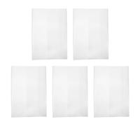 Artibetter 5piezas Protector de Libros Escolar Funda Transparente Cubierta Plástica para Cuadernos y Libros de Ejercicios Diseño Fácil y Resistente