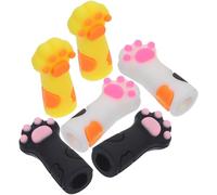 Artibetter 6 Fundas Protectoras de Silicona para Tijeras de Pedicura Diseño de Pata de Gato, Paquete de Almacenamiento Práctico que Previene el Óxido y Es Fácil de Usar Color Aleatorio