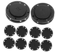 Artibetter 6 Pares de Botones Magnéticos Negros de 2,2 Cm de Diámetro, Botones de Presión Redondos para Ropa, Cierres Invisibles para Abrigos y Manualidades de Costura DIY