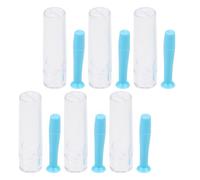 Artibetter 6 Piezas Kit de Herramientas para Lentes de Contacto Rígidos Aplicador y Removedor con Ventosa de Silicona Médica Estuche Portátil para Uso Diario y Viajes Compatible con Lentes