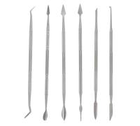 Artibetter 6 Piezas Kit de Herramientas para Modelar Arcilla de Acero Inoxidable para Esculpir y Dar Forma, Adecuado para Aficionados y Constructores de Cerámica