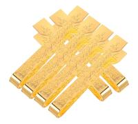 ARTIBETTER 6 Piezas Pinzas Doradas para Incienso Clip Metálico Antideslizante para Manejo Seguro de Briquetas Accesorio para Ceremonias Religiosas y Cocina Oriental