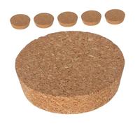 ARTIBETTER 6 Piezas Tapones de Corcho Redondos para Jarrones de Vidrio Reutilizables Tapas Decorativas para Vasos Hidroponicos Cierre Suave para Recipientes y Terrarios