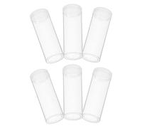 Artibetter 6 Tubos de Plástico Abs para Almacenar Monedas Tapa Sellada, Almacenamiento Conveniente y Protección para Coleccionables en Actividades al Aire Libre