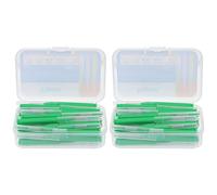 Artibetter 60pcs Interdental Brush Toothpick Tooth Flossing Head Oral Dental Hygiene Brush, Tooth Cleaning Tool