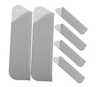 Artibetter 6Piezas Cuero PU Retro para Bolígrafos y Estilográficas Paquete De Fundas Protectoras Color para Lápices y Bolígrafos