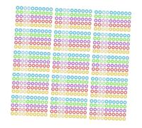 ARTIBETTER 750 piezas Etiquetas Adhesivas de Refuerzo para Resistentes al Desgarro Autoadhesivas Decorativas para Papel Suelto con Unidades Protección Duradera para Escolares y Oficina