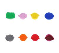 Artibetter 8 Marcadores para Copas de Vino de Silicona Diseño Sushi de Dibujos Animados, Identificadores Reutilizables para Fiesta y Restaurante, Señal de Taza para Beber, Varios estilos