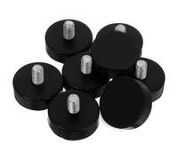 Artibetter 8 Piezas Anti-Vibration Adjustable Leveling Feet Rubber Pads For Industrial Machines Workbench Furniture Stability