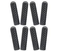 Artibetter 8 Piezas de Puntas de Cordones de Metal Negro de Aleación de Zinc, Diseño Único y Multifuncional para Cordones Deportivos y Casuales, Adecuado para Reparación y DIY