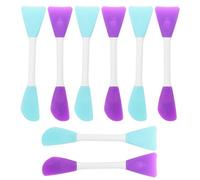Artibetter 8 Piezas Espátulas para Mezclar Pintura al Óleo , Raspadores Doble Cabeza Azul y Morado, Herramienta de Pintura Artesanal Resistente y Ergonómica para Óleo, Acuarela y Reutilizable