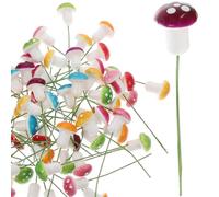 Artibetter 80 Piezas de Figuras de Hongos de Espuma para Jardín Color Brillante y Diseño Realista, Decoración para Oficinas y Jardines, Setas Miniatura Duraderas Color Color Aleatorio