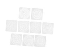 ARTIBETTER 9 Hojas De Plantillas Para Pintar Con Aerosol Plantillas Plantillas De Arte De Mandalas Plantillas Para Pintar Mandalas Plantillas Gigantes Plantillas De Cuadrícula