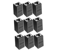 Artibetter 9piezas Acoplador Ethernet De Conector Macho Macho Extensor para Conexión Doble Compatible Cate para Hogar y Oficina
