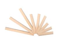 Artibetter 9piezas Reglas De Madera Reglas De Medición Centímetros Útiles Escolares para Matemáticas para Oficina y Carpintería