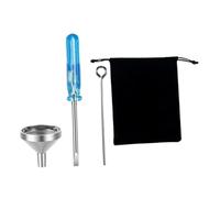 Artibetter Accesorios para Urnas Kit de Mini Embudo para Rellenar Joyas de Cremación Embudos Metálicos Pequeños para Collar Recuerdo Uso Urnas de Cenizas