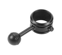 Artibetter Adaptador de Abrazadera para Luz de Buceo de Aleación de Aluminio, Soporte Ligero y Resistente para Fotografía Subacuática Bola de 1 Pulgada