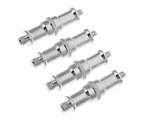Artibetter Adaptador de Tornillo Roscado Acero Inoxidable 1/4 a 3/8 Pequeño y Compacto Pack de 4 Piezas para Soporte de Luz Adecuado para Video E Entrevista