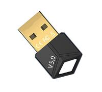Artibetter Adaptador Inalámbrico USB 5.0 para Pc Transmisor y de Audio Compatible de Juegos y Computadoras de Usar para Auriculares y Altavoces Color Negro