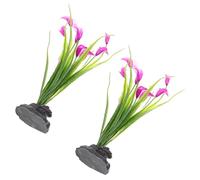 Artibetter Adorno Floral Artificial para Plato de Sushi Decoración de Flores Pequeñas Negro y Juego de 2 Piezas Accesorio Ligero para Presentación de Sashimi y Comida Japonesa