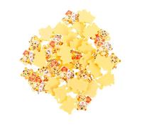 Artibetter Adornos de Tigre de Resina Parte Trasera Plana, 40 Piezas para Manualidades y Decoración de Fundas de Teléfono, Accesorio Ligero para Bricolaje y Diseño de Estilo