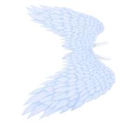 Artibetter Alas de Ángel en Color Blanco de Tela No Tejida para Disfraz de Halloween y Fiestas, Diseño Único de Ángel y Demonio, Ligeras y Creativas Adultos