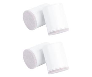 Artibetter Almohadillas Elevadoras para Muebles 40x52 Mm, Antideslizantes y Resistentes al Desgaste, Protectores de Patas para Mesas, Sofás y Camas, 4 Unidades de Color Claro para Protección