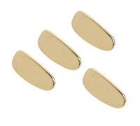 Artibetter Almohadillas Nasales de Dorado 4 Piezas para Gafas Cómodas para Ajuste y Soporte de Gafas Accesorio Adecuado y Ópticas