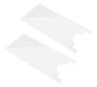 Artibetter Almohadillas Protectoras de Pared para Muebles 2 Piezas, Transparentes, Resistentes al Calor, Acolchado Anticolisión para Patas de Mesa, Protectores para Enchufes, Seguridad