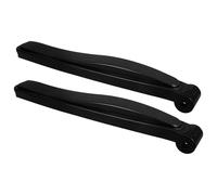 Artibetter Almohadillas Reposabrazos para Silla de Playa Plegable Cojines Ergonómicos de Plástico Compatibles Sillas Reclinables Repuesto para Exteriores Oficina y Hogar 1 Par