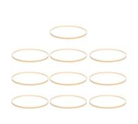 ARTIBETTER Aros de Madera para Manualidades 10 Unidades de 21 CM Aro Floral Circular Multifuncional para Atrapasueños Decoración Boda y Proyectos Creativos