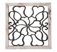 Artibetter Arte de Pared Tridimensional Marco de Madera Cuadrado, Calcomanía Autoadhesiva de Doble Cara, Decoración para Dormitorio y Hogar, Decoración Mural Natural y Duradera