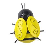 ARTIBETTER Arte Mural Abeja De Metal Grande Para Jardín y Patio, Decoración Exterior 3d En Hierro Forjado Resistente Al Aire Libre, Escultura Colgante Decorativa Para Pared