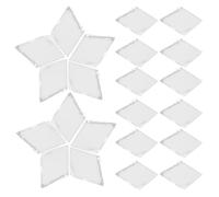 Artibetter Azulejos de de Bolsa de 200 G Piezas Mixtas en Forma de Rombo Resistentes y Superficie Lisa para Manualidades Adecuado para Macetas y Proyectos Creativos