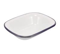 Artibetter Bandeja Rectangular de Esmalte Multifuncional para Hornear Alimentos y Almacenar, Resistente y No Se Deforma, Adecuado para Cocina y Servir Platos Grandes
