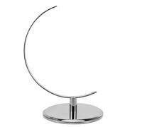 Artibetter Base de Globo Pedestal Decorativo de Bola Telúrica, Pieza de Repuesto para Globo Terráqueo de 25cm, Plástico Plata, Instalación Fácil, para Decoración del Hogar y Escritorio
