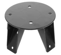 Artibetter Base Metálica Negra para Silla de Oficina Tamaño Mediano Soporte 4 Patas Resistente para Recambios de Sillas Gaming y Muebles de Terraza Kit de Base Placa de Montaje