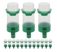 Artibetter Bebedero para Pájaros Automático 16 Piezas 60 Ml Plástico Pequeño para Jaulas Bloqueo de Alimentos Recomendado para Cacatúas y Periquitos en Ambientes Domésticos