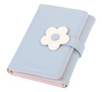 Artibetter Billetera Pequeña para Niñas Decoración de Flores, Cartera Tri-Fold de PU Práctica y Cómoda para Uso Outdoor, Diseño Moderno y Elegante