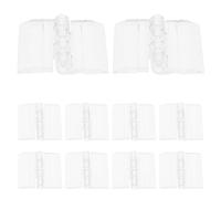 Artibetter Bisagras Acrílicas Plegables 10 Pcs 30x33 Mm Transparentes Pequeñas para Manualidades y Cajas Joyero, Bisagras Decorativas Resistentes para Armarios y Proyectos DIY