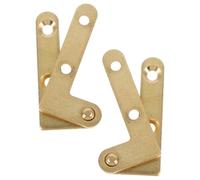 ARTIBETTER Bisagras de Puerta Invisibles de Cobre Retro, 4 Pares Pivote para Puertas de Madera Interior, Suave y Fácil Instalación para Hogares y Hoteles