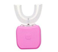 Artibetter Blanqueamiento Dental Cepillo de Dientes Eléctrico en Forma de V Cepillo de Limpieza a Prueba de Agua Usb Recargable para Niños Niños Blanco