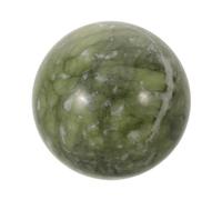 Artibetter Bola de Energía de Atracción de Riqueza de Jade Verde Natural Pulida para Feng Shui Adecuado para Adorno de Escritorio y del Hogar